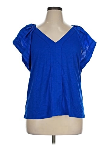 Ann Taylor LOFT Short Sleeve Blouse (view 1)