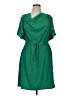 Mossimo Solid Green Casual Dress Size XL - photo 1