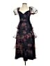 Lulus 100% Polyester Floral Black Cocktail Dress Size S - photo 1