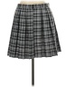 Cali1850 Plaid Gray Casual Skirt Size L - photo 2