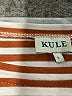 Kule 100% Cotton Stripes Brown Long Sleeve Turtleneck Size L - photo 7