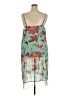 Soft Surroundings 100% Polyester Floral Teal Cocktail Dress Size 3X - photo 2