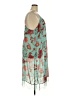 Soft Surroundings 100% Polyester Floral Teal Cocktail Dress Size 3X - photo 4