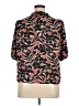 Evereve 100% Polyester Animal Print Pink Short Sleeve Blouse Size XL - photo 2