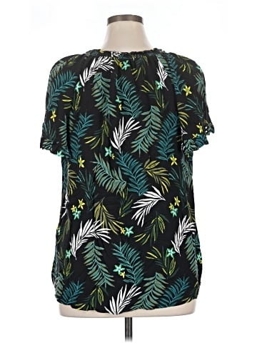 Terra & Sky Short Sleeve Blouse (view 2)