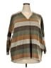 Entro Stripes Brown Cardigan Size XXL (estimated) - photo 1