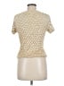 Unbranded 100% Polyester Ivory Short Sleeve Top One size - photo 2