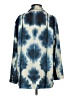 Zara 100% Polyester Tie-dye Blue Blazer Size S - photo 2