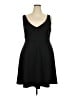 Torrid Solid Black Cocktail Dress Size 2X Plus (2) - photo 1
