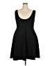 Torrid Solid Black Cocktail Dress Size 2X Plus (2) - photo 2