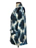 Zara 100% Polyester Tie-dye Blue Blazer Size S - photo 5