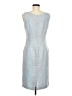 Studio 1 Tweed Blue Cocktail Dress Size 6 - photo 2