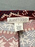 Planet Gold Print Burgundy Leggings Size S - photo 4