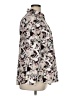 Lands' End Floral Ivory Long Sleeve Button-Down Shirt Size 16 - photo 4