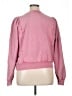 Pilcro 100% Cotton Paisley Pink Pullover Sweater Size XL - photo 2