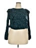 Wild Fable 100% Rayon Teal Long Sleeve Blouse Size XXL - photo 1