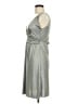 Seductions Solid Gray Cocktail Dress Size M - photo 5