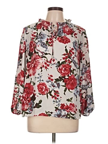 Ann Taylor LOFT Outlet 3/4 Sleeve Blouse (view 1)