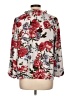 Ann Taylor LOFT Outlet 100% Polyester Floral Ivory 3/4 Sleeve Blouse Size L (petite) - photo 2