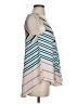 Deletta 100% Cotton Blue Sleeveless Blouse Size S - photo 4
