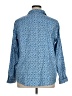 L.L.Bean Paisley Blue Long Sleeve Button-Down Shirt Size 1X - photo 2