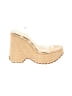 Jessica Simpson Stripes Ivory Wedges Size 8 - photo 1