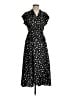 Assorted Brands Polka Dots Black Casual Dress Size XS (petite) - photo 1