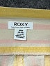 Roxy 100% Cotton Stripes Yellow Shorts Size M - photo 3