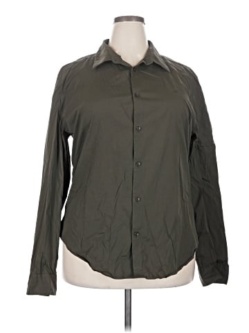 Calvin Klein Long Sleeve Button-Down Shirt (view 1)
