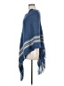 Nordstrom Rack 100% Acrylic Blue Poncho One size - photo 5