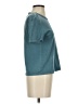 Zara Teal Short Sleeve Turtleneck Size S - photo 4