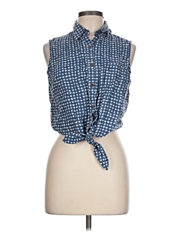 Lauren by Ralph Lauren Sleeveless Button-Down Shirt (view 1)