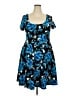 Torrid Blue Casual Dress Size 2X Plus (2) - photo 1