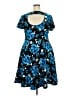 Torrid Blue Casual Dress Size 2X Plus (2) - photo 2