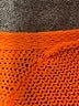 Unbranded 100% Polyester Orange Cardigan Size L - photo 7