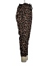 Shein Curve 100% Polyester Animal Print Brown Casual Pants Size 14 Plus (1) - photo 4