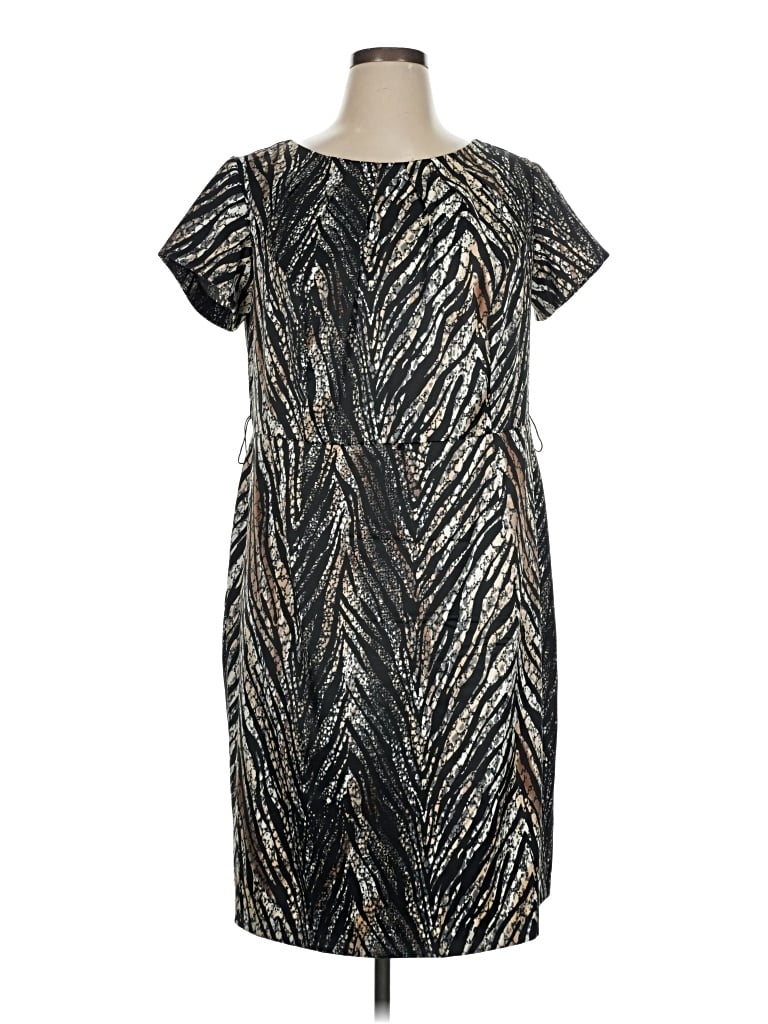 Pre-owned Dressbarn Casual Dress In Silver