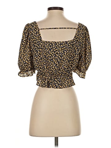 Pieces 3/4 Sleeve Blouse (view 2)