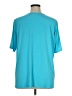 Susan Graver Teal Short Sleeve Blouse Size 1X - photo 2