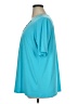 Susan Graver Teal Short Sleeve Blouse Size 1X - photo 5