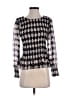 Nic + Zoe 100% Polyester Black Long Sleeve Blouse Size XS - photo 1