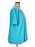 Susan Graver Teal Short Sleeve Blouse Size 1X - photo 4