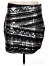 Express Graphic Silver Casual Skirt Size M - photo 1