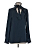 Etcetera 100% Polyester Blue Long Sleeve Blouse Size 8 - photo 1