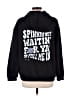 Unbranded 100% Polyester Black Pullover Hoodie Size L - photo 2