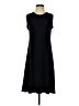 Norma Kamali Solid Black Casual Dress Size S - photo 1