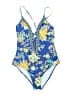 Tail Print Blue One Piece Swimsuit Size M (estimated) - photo 1