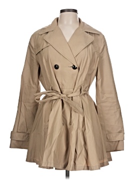 Black Rivet Trenchcoat