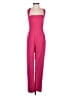 Black Halo Solid Pink Jumpsuit Size 2 - photo 1