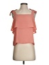 Ann Taylor LOFT Outlet 100% Polyester Orange Sleeveless Blouse Size S (petite) - photo 1